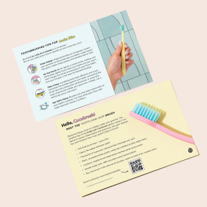 How to Cocobrush Postcard