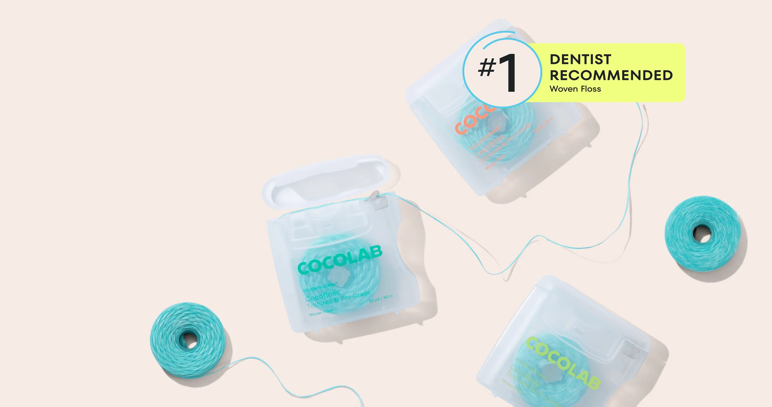 #1 Dentist Recommended Woven Floss